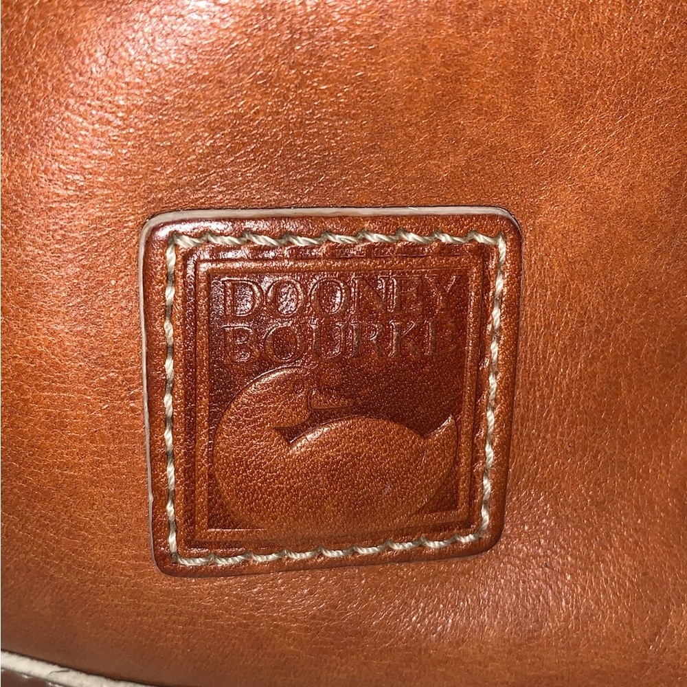 Dooney and Bourke Natural Florentine Leather Shopper Bag - Picture 6 of 8